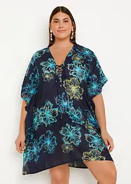 Transparante strandtuniek met V-hals, bonprix