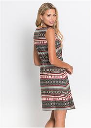 Jersey jurk met etnoprint, RAINBOW