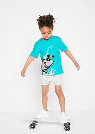 Kinderen T-shirt (set van 2) van biologisch katoen, bonprix