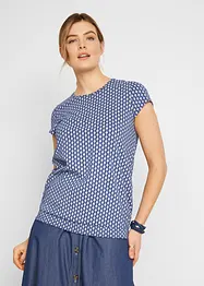 Shirt met print en minimouwen (set van 2), bonprix