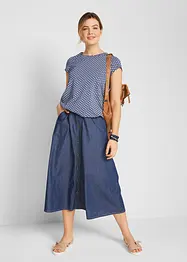 Shirt met print en minimouwen (set van 2), bonprix