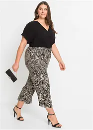 Gedessineerde culotte van soepele viscose, bonprix
