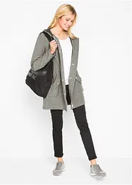 Softshell parka met capuchon, bonprix