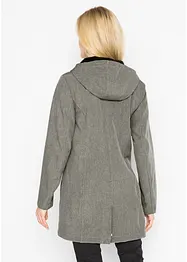 Softshell parka met capuchon, bonprix