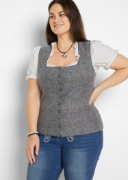 Tiroler blouse met smokwerk, bpc bonprix collection