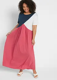 Wijde maxi shirtjurk van katoen-viscose, bonprix