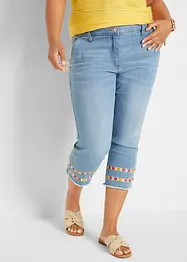 3/4 jeans met comfortband, bonprix