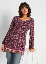 Shirt tuniek met bloemenmotief, bonprix