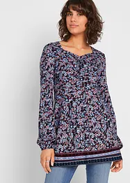Shirt tuniek met bloemenmotief, bonprix