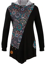 Puntig toelopend shirt van puur katoen, bonprix