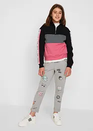 Meisjes sweatpants met print, bonprix