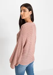 Oversized trui van ajour, bonprix