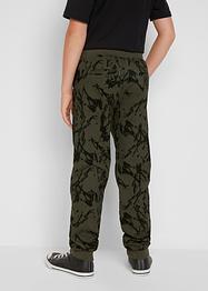 Jongens broek met zachte ribband en print, regular fit, John Baner JEANSWEAR