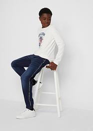 Jongens jogging jeans met sportieve tapes, John Baner JEANSWEAR