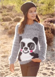 Meisjes fluffy trui, bpc bonprix collection