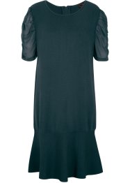 Gebreide jurk met geweven inzet, bpc selection premium