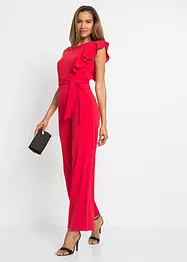 Jumpsuit met strikceintuur, bonprix