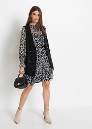 Jurk van chiffon met onderjurk, korte maten, BODYFLIRT