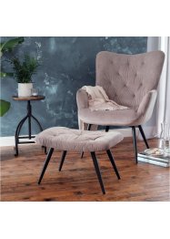 Fluwelen fauteuil, bpc living bonprix collection