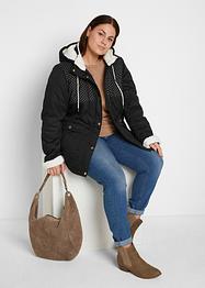 Jas met teddy fleece en capuchon, bpc bonprix collection