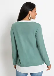 Trui met blouse-inzet, bonprix