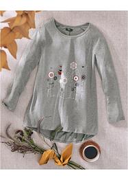 Oversized longshirt met ronde hals, bpc bonprix collection