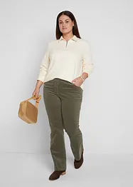 Stretch corduroy broek, bootcut, bonprix