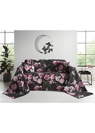 Plaid met magnolia's, bpc living bonprix collection