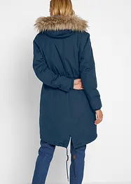 Winterparka met capuchon en imitatiebont, bonprix