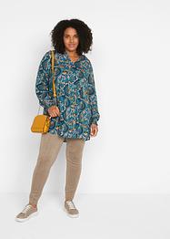 Gedessineerde, lange tuniek van viscose, bpc bonprix collection