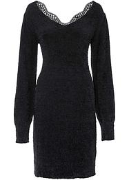 Gebreide jurk met kant, korte maten, BODYFLIRT boutique