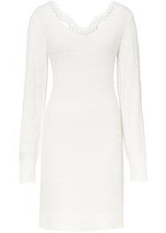 Gebreide jurk met kant, korte maten, BODYFLIRT boutique