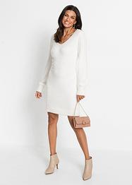 Gebreide jurk met kant, korte maten, BODYFLIRT boutique