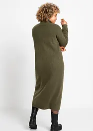 Gebreide jurk met een col, bonprix