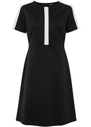 Jersey jurk met contrastkleuren, BODYFLIRT