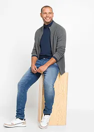 Fijn gebreid vest van puur katoen, bonprix