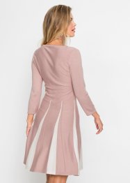 Gebreide jurk met plissé, BODYFLIRT boutique