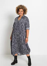 Midi jurk met print, RAINBOW
