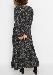 Gedessineerde maxi jurk van viscose, BODYFLIRT