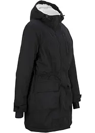 Outdoor parka met teddy fleece en capuchon, waterdicht, bonprix