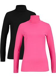 Longsleeve met col (set van 2), bpc bonprix collection