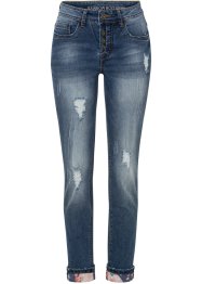 Jeans met gedessineerde omslag, RAINBOW