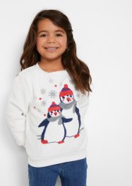 Meisjes fleece trui met kerstmotief, warm & zacht, bpc bonprix collection