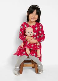 Meisjes jersey jurk en poppenjurk (2-dlg. set), bpc bonprix collection