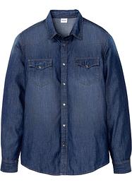 Slim fit spijkeroverhemd, lange mouw, John Baner JEANSWEAR