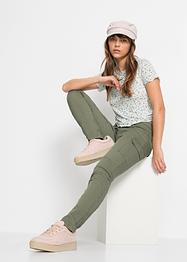 Skinny cargo broek, RAINBOW