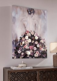 Schilderij vrouw met bloemenjurk, bpc living bonprix collection