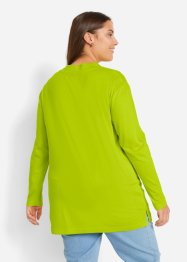 Comfortabel shirt met een wijde, opstaande kraag en zijsplitten voor meer bewegingsvrijheid, lange mouw, bpc bonprix collection