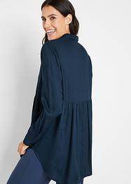 Lange blouse met knoopsluiting van viscose, bpc bonprix collection