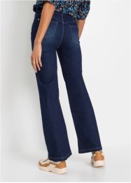 Flared jeans high-waist met gerecycled polyester, RAINBOW